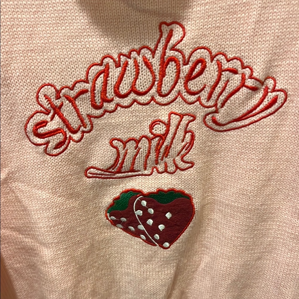 Strawberry Milk Pink Turtleneck Sweater - Picture 5 of 8